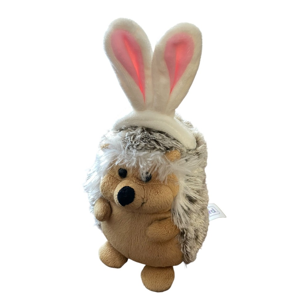 Frankford Hedgehog Plush Stuffed Animal with Bunny Ears Easter Spring Toy 2021